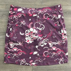 Puma Geometric Print Purple Skort Size XS